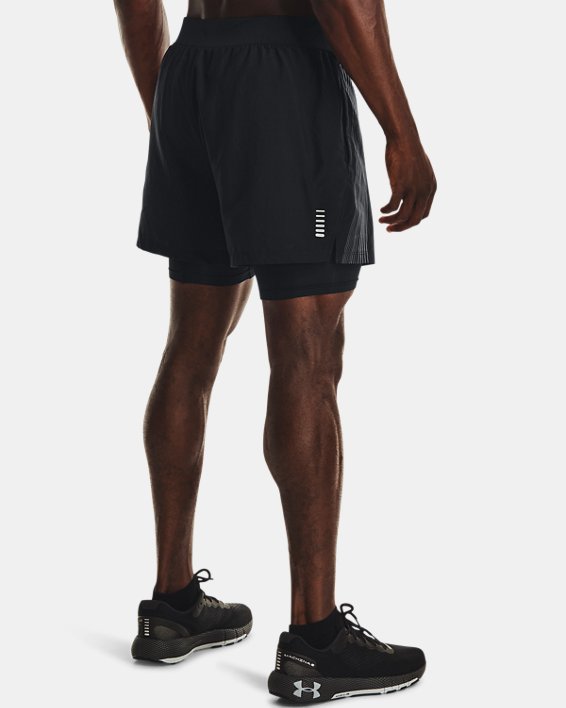 Men's UA SpeedPocket 2-in-1 Shorts, Black, pdpMainDesktop image number 1